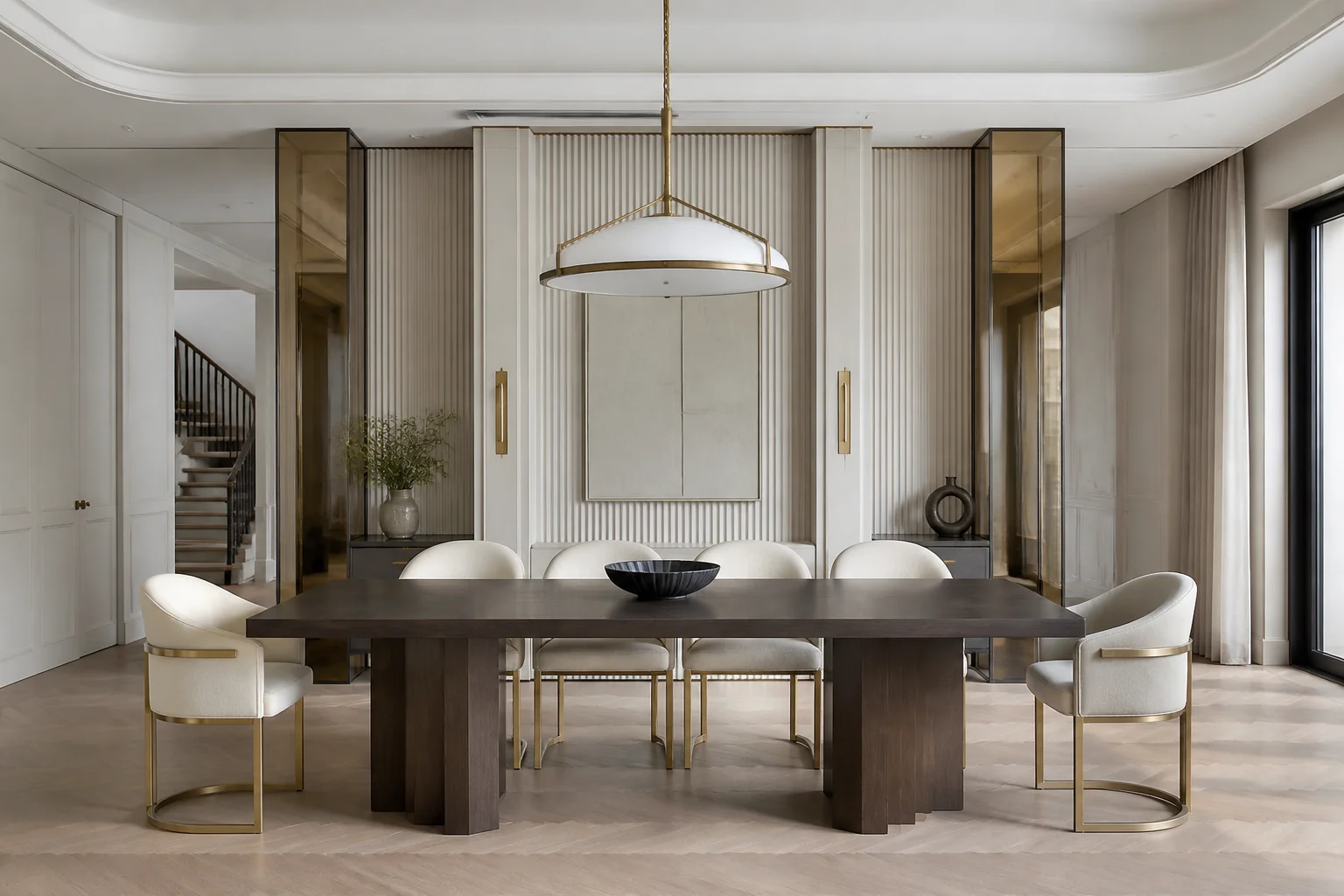A Art Deco dining room remodel