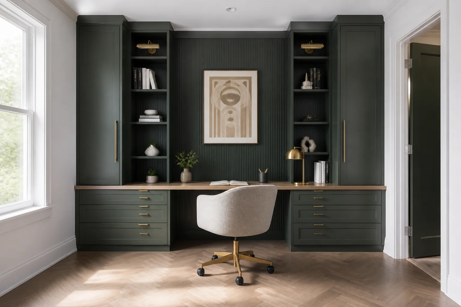 A Art Deco home office remodel