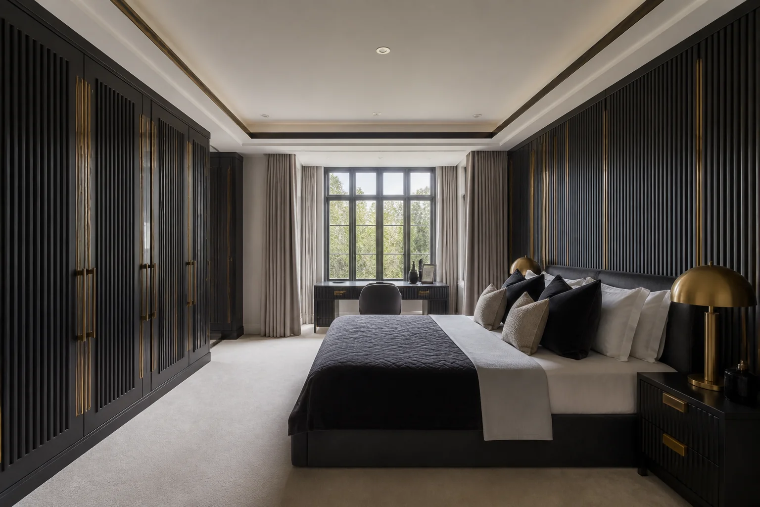 A Art Deco primary bedroom remodel