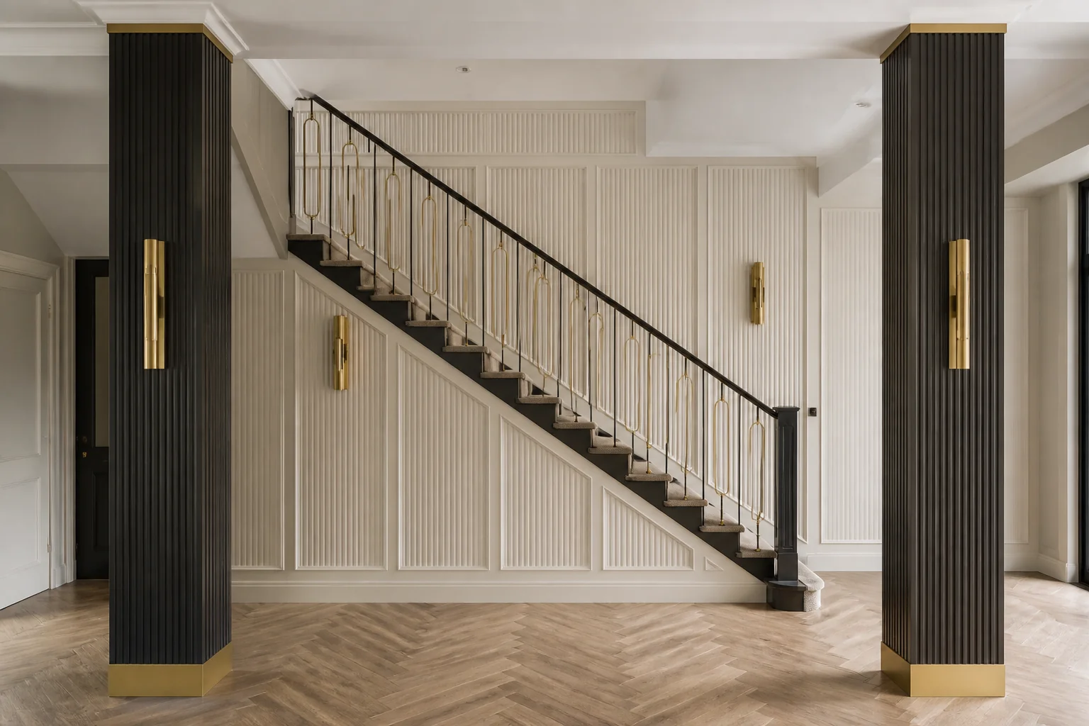 A Art Deco staircase remodel