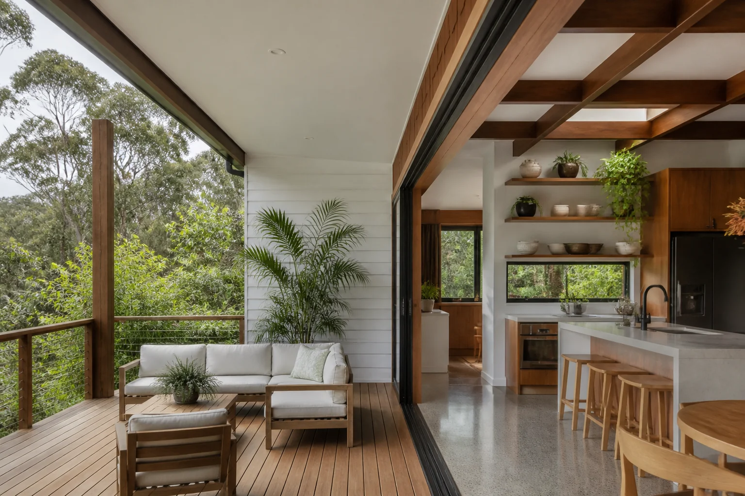 A Biophilic deck remodel