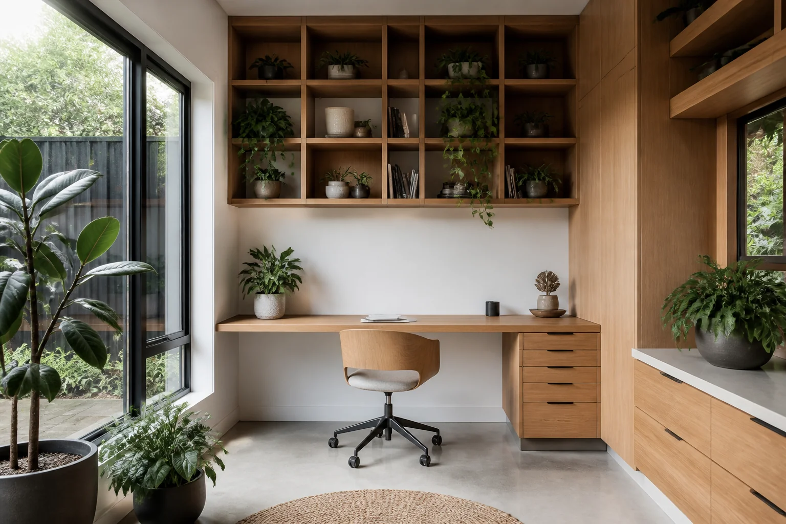 A Biophilic home office remodel