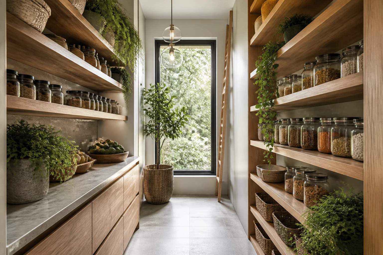 A Biophilic pantry remodel