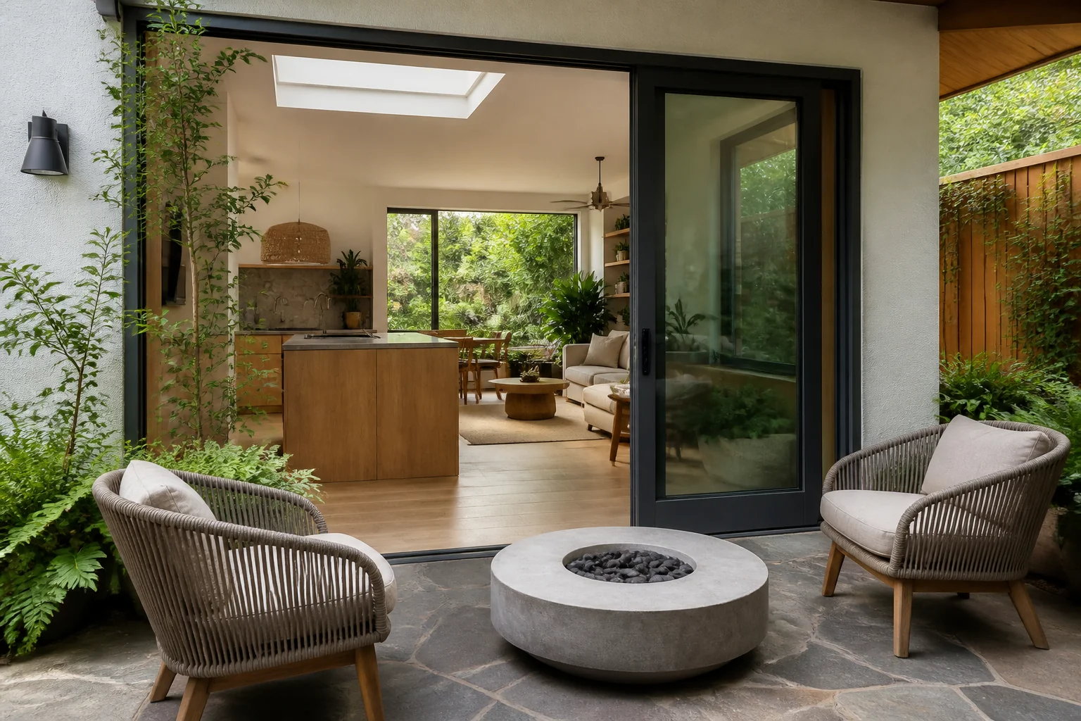 A Biophilic patio remodel