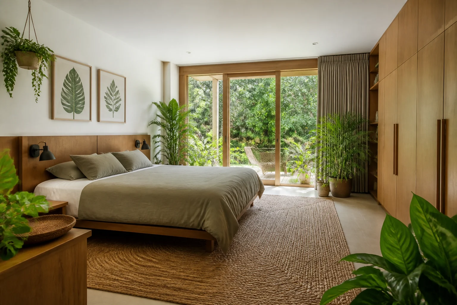 A Biophilic primary bedroom remodel
