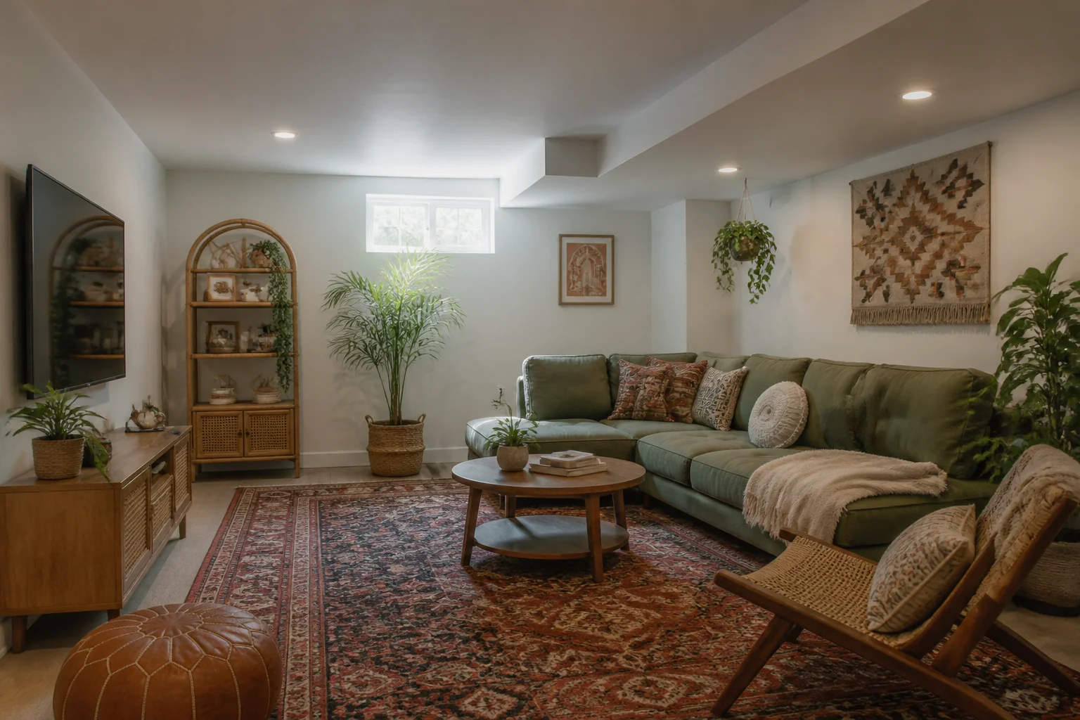 A Bohemian basement remodel