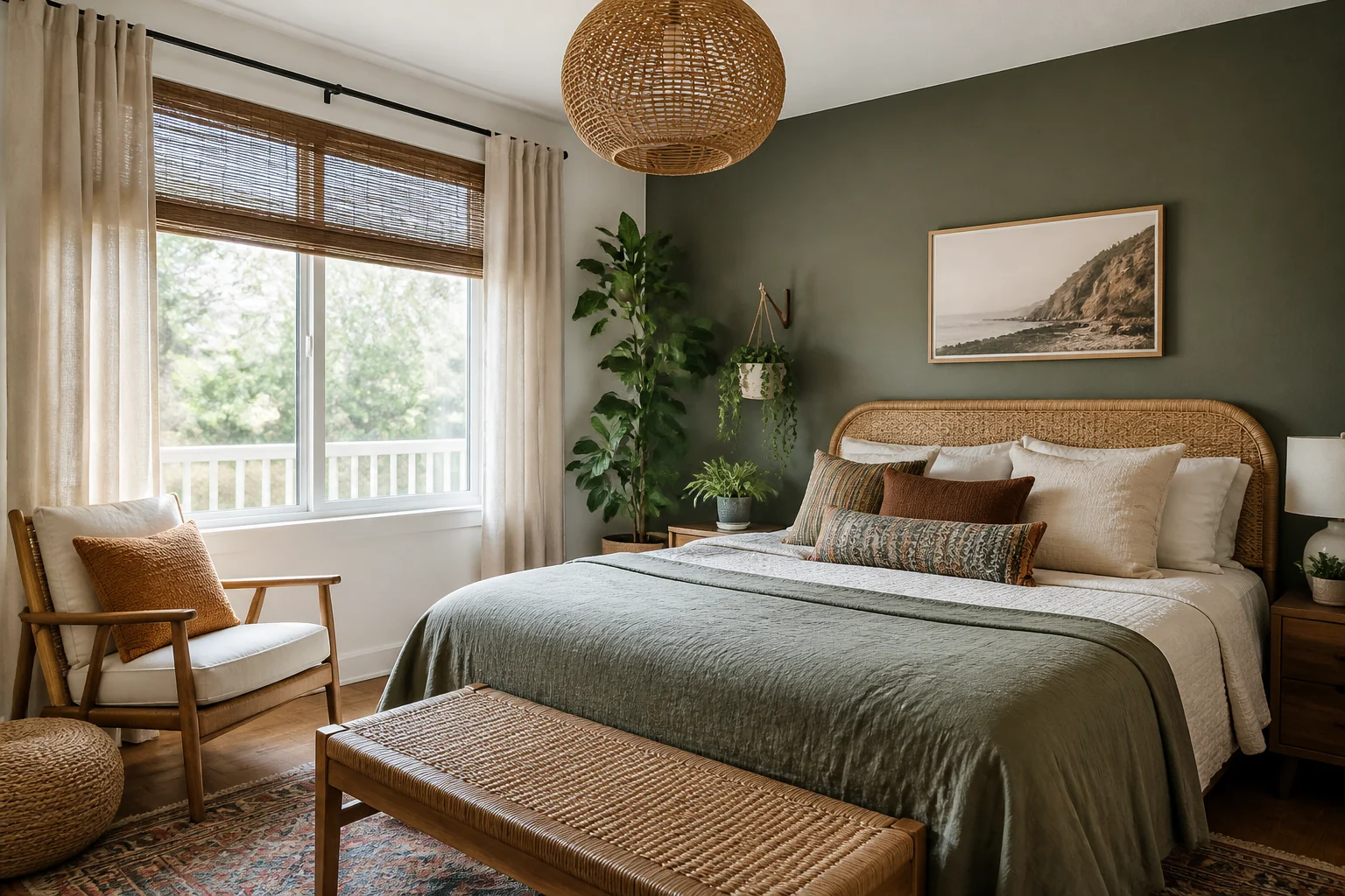 A Bohemian bedroom remodel