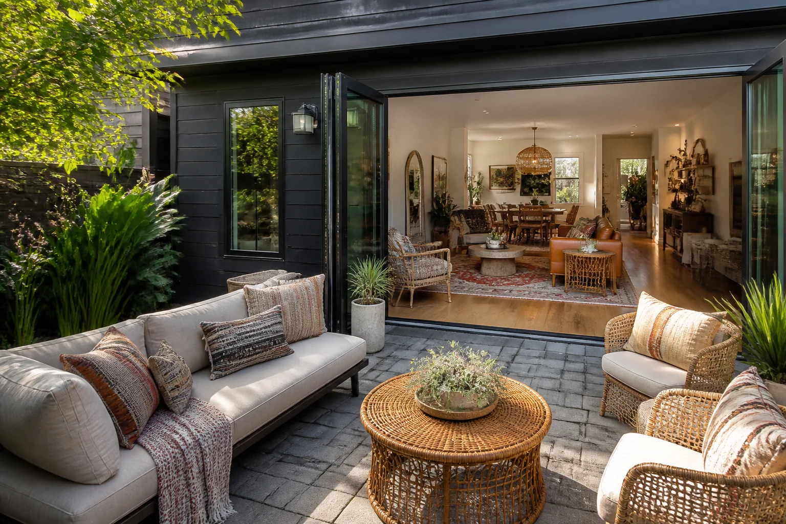 A Bohemian patio remodel
