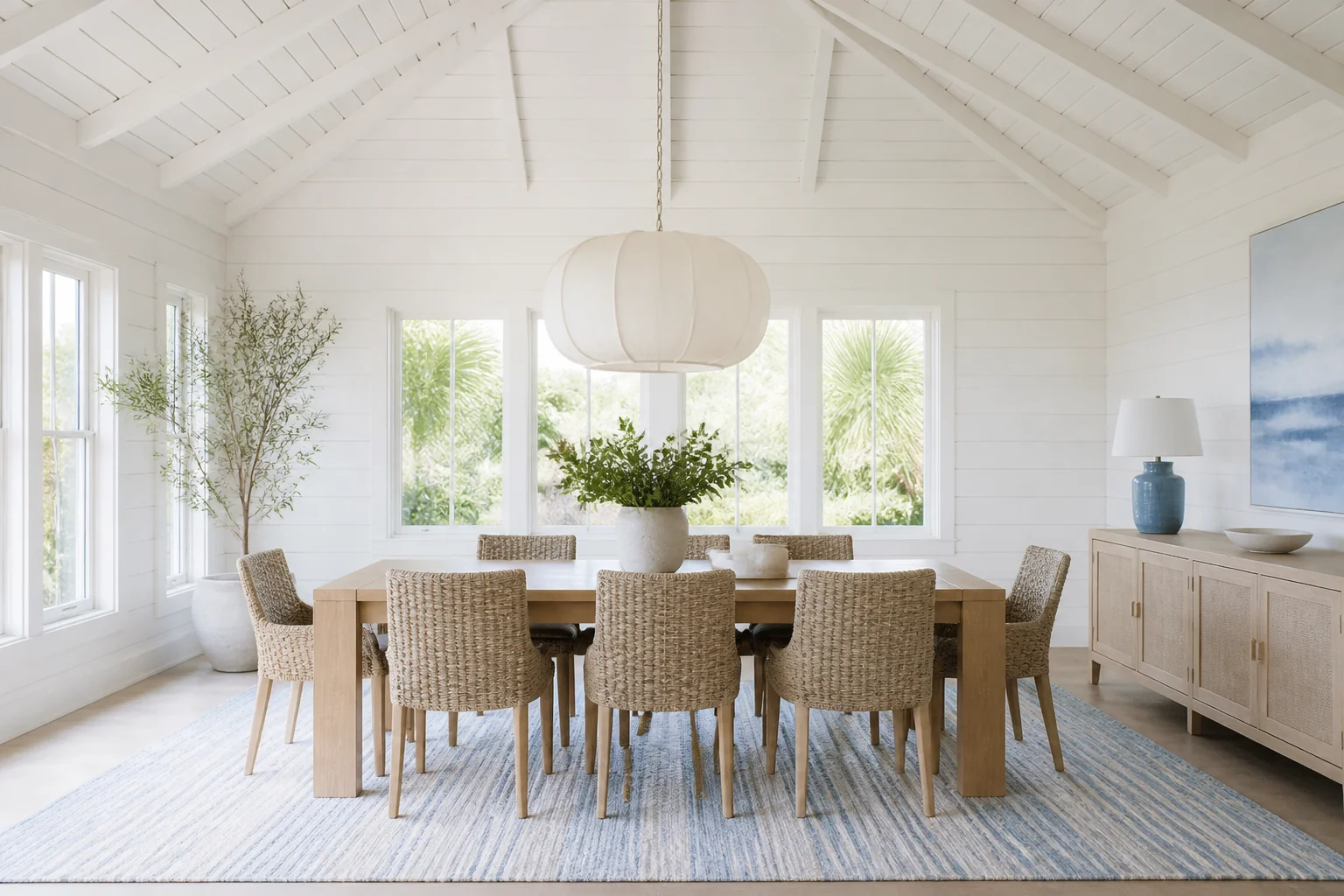 A Coastal dining room remodel