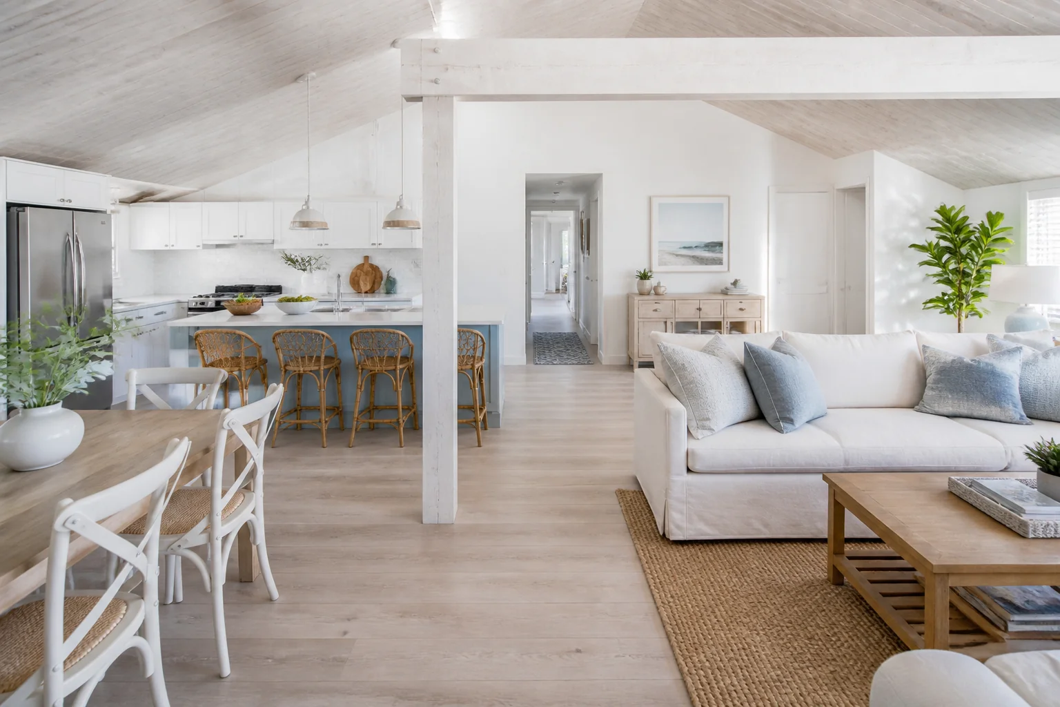 A Coastal open concept remodel