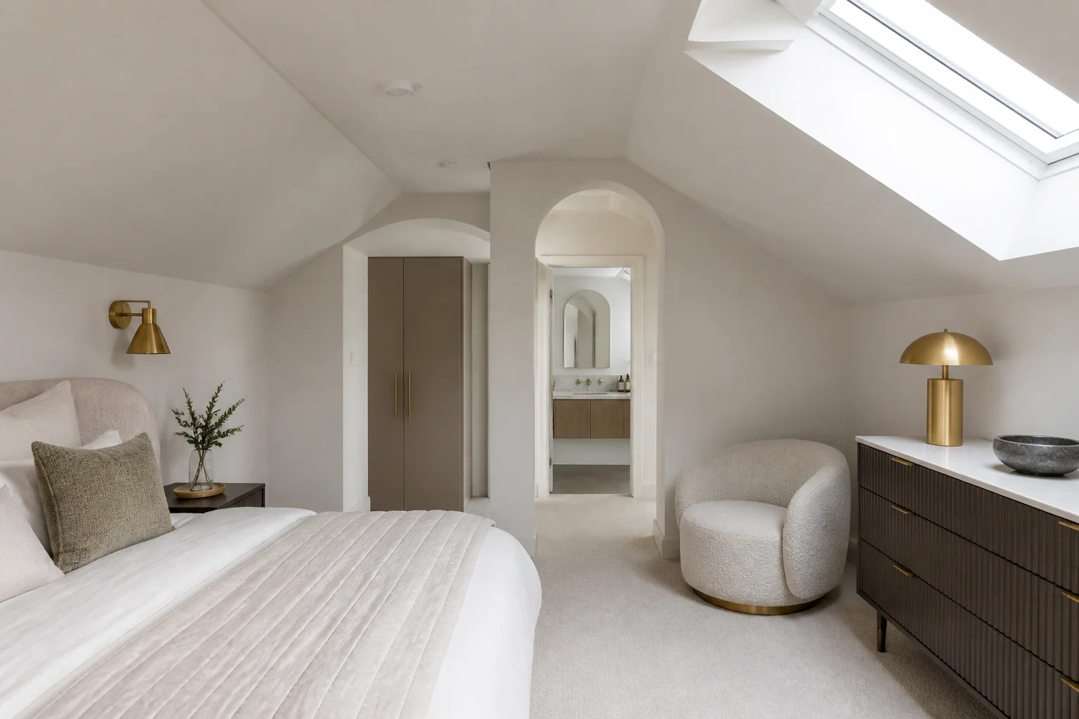 A Contemporary attic remodel