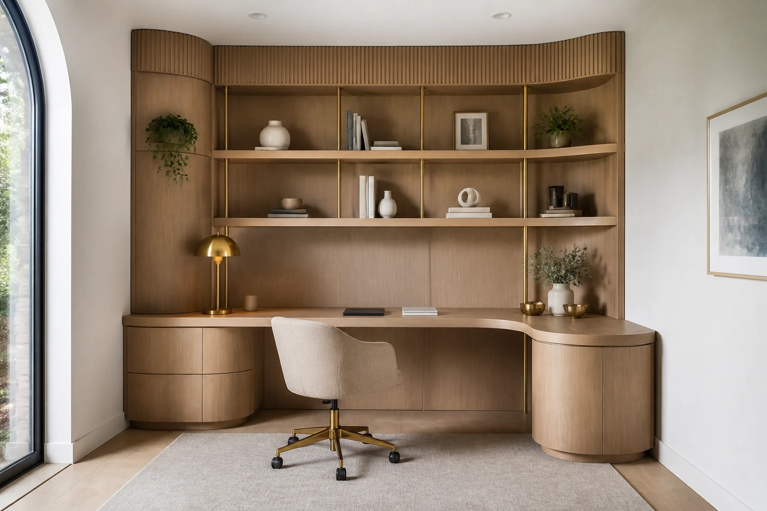 A Contemporary home office remodel
