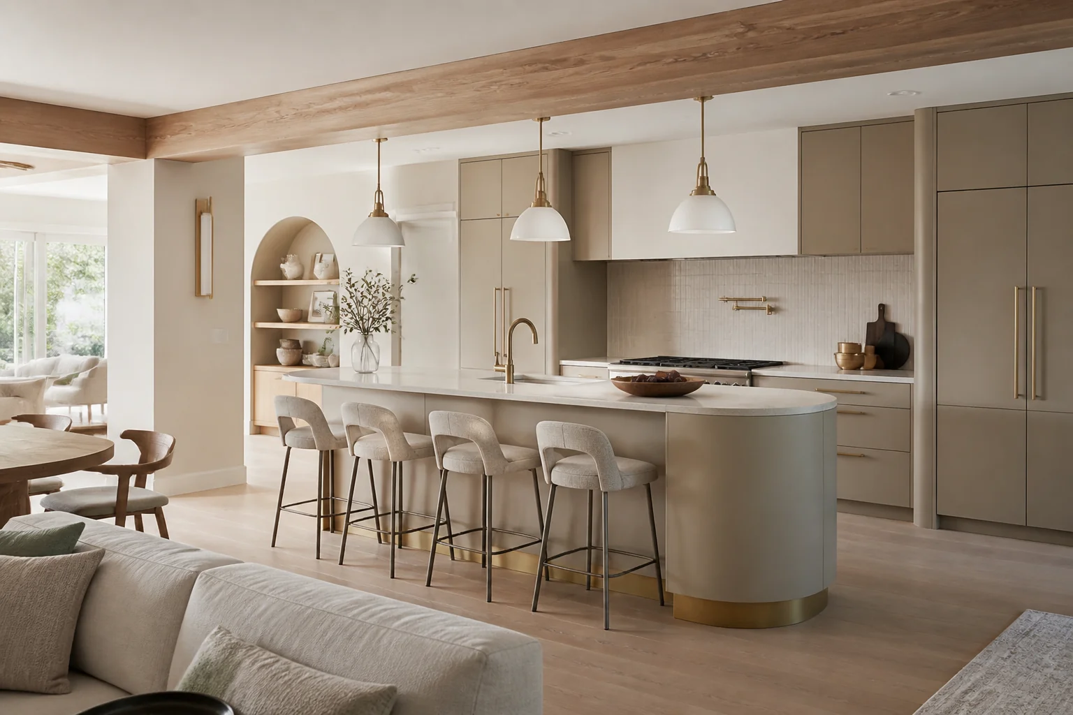 A Contemporary open concept remodel