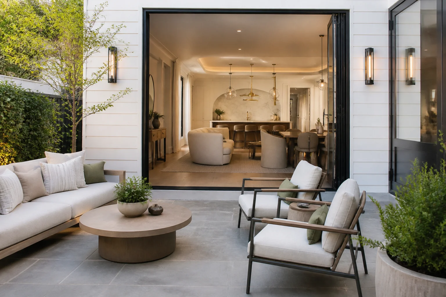 A Contemporary patio remodel