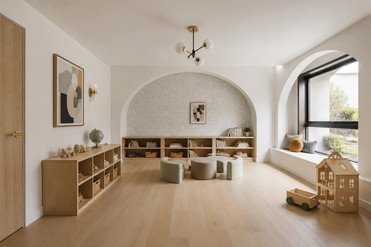 A Contemporary playroom remodel