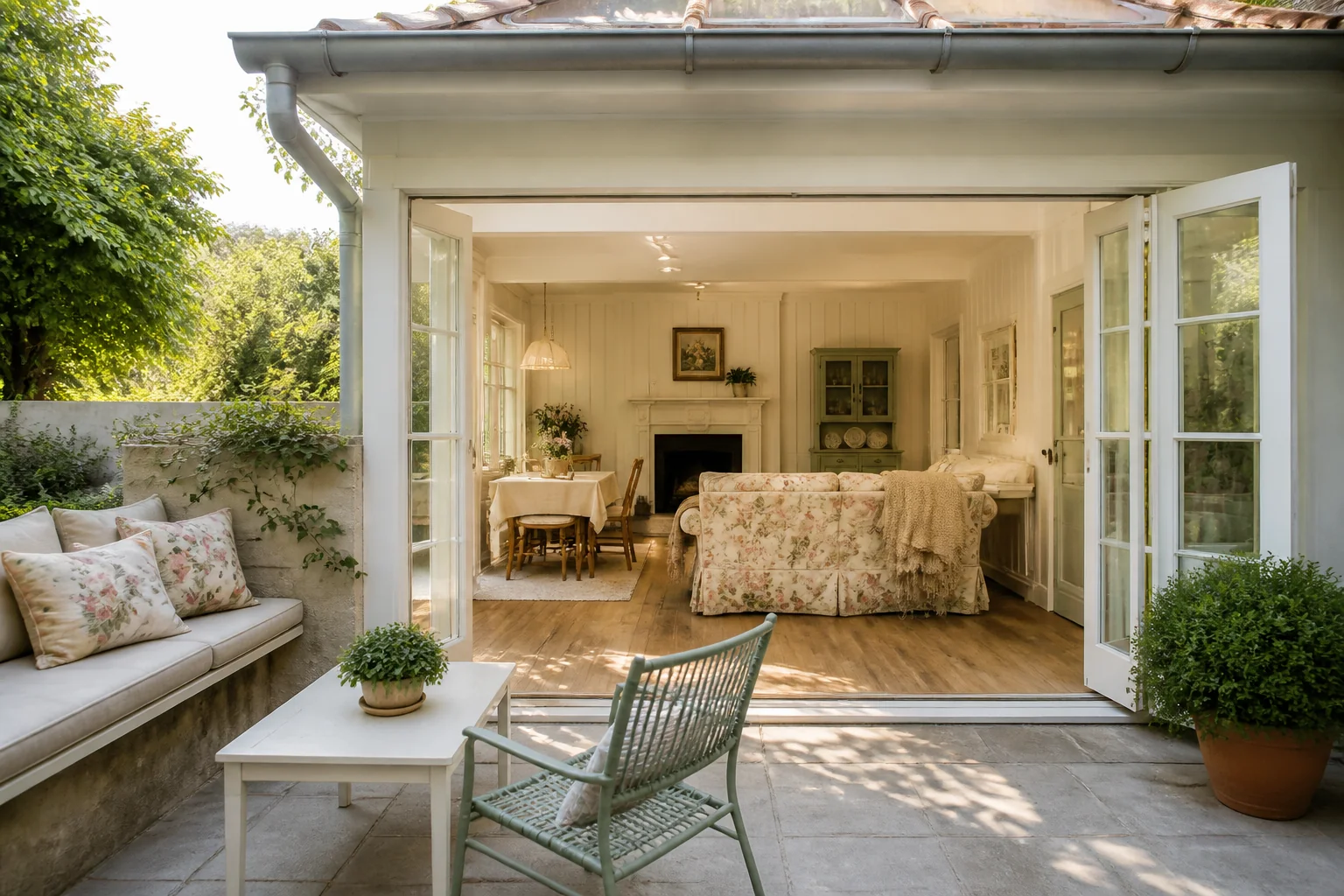 A Cottagecore patio remodel
