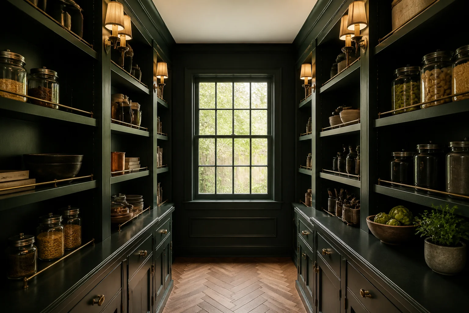 A Dark Academia pantry remodel