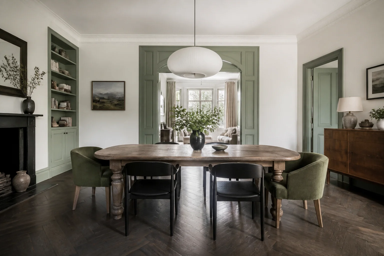 A Eclectic dining room remodel