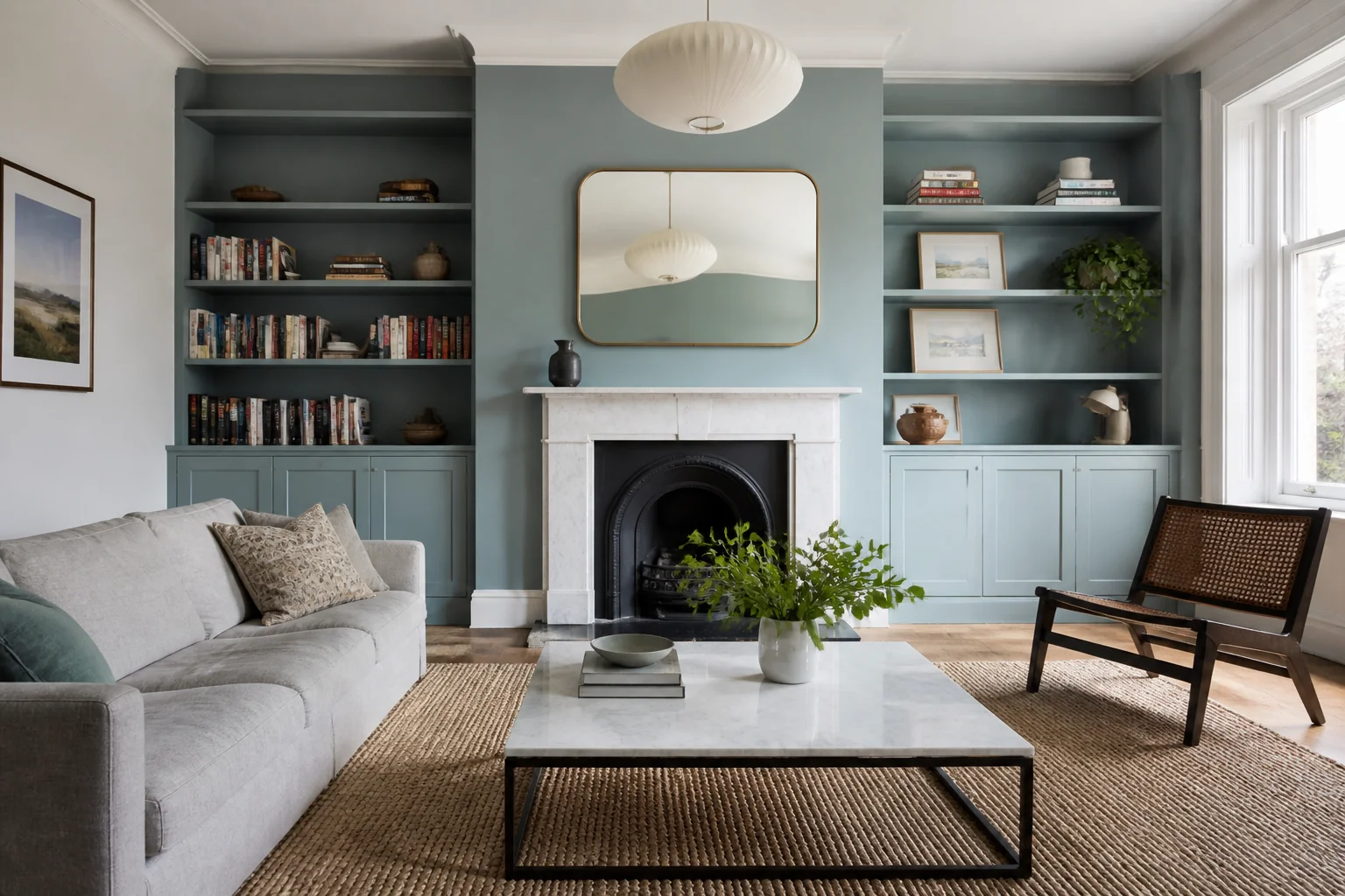 A Eclectic living room remodel