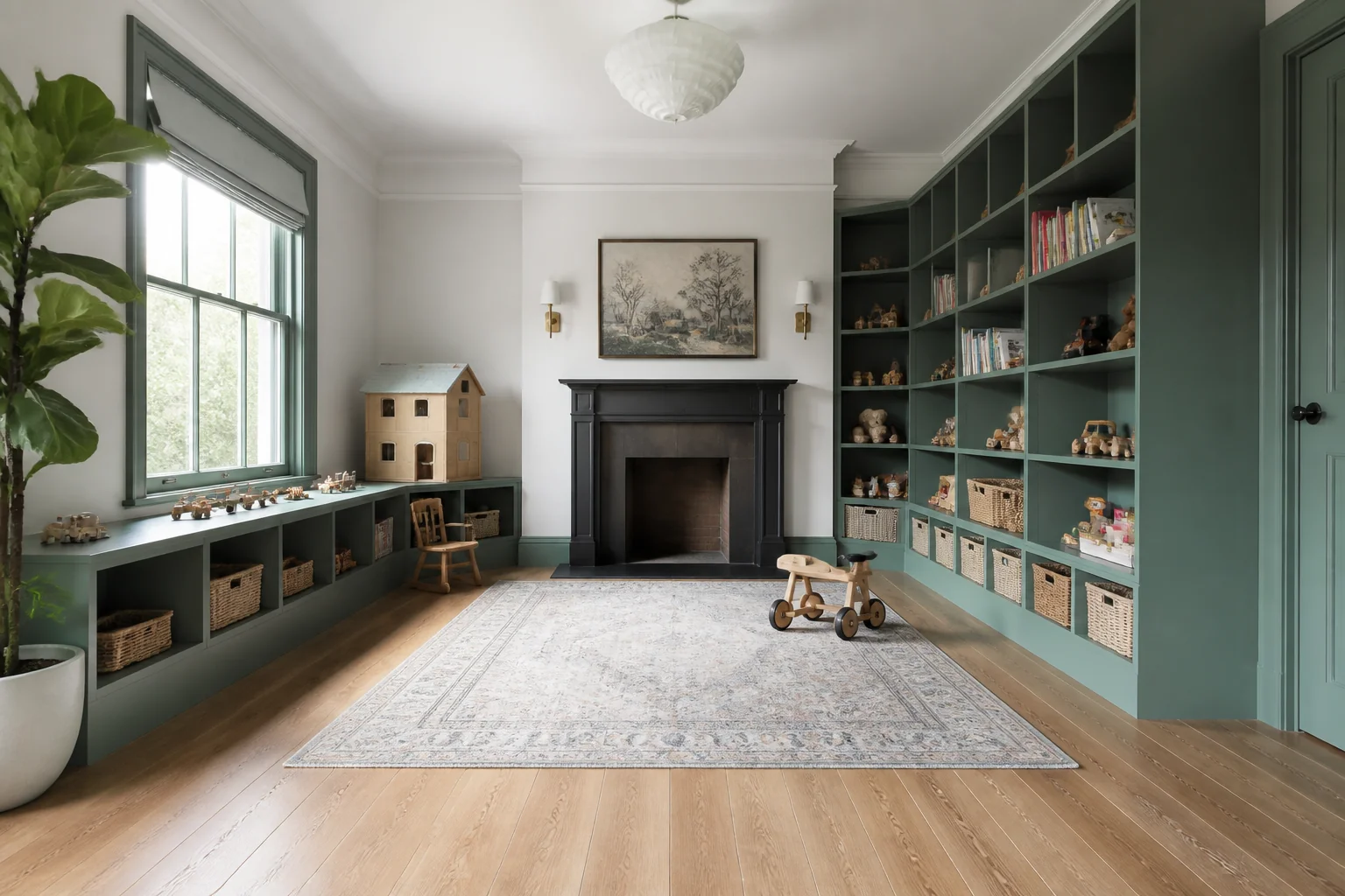 A Eclectic playroom remodel