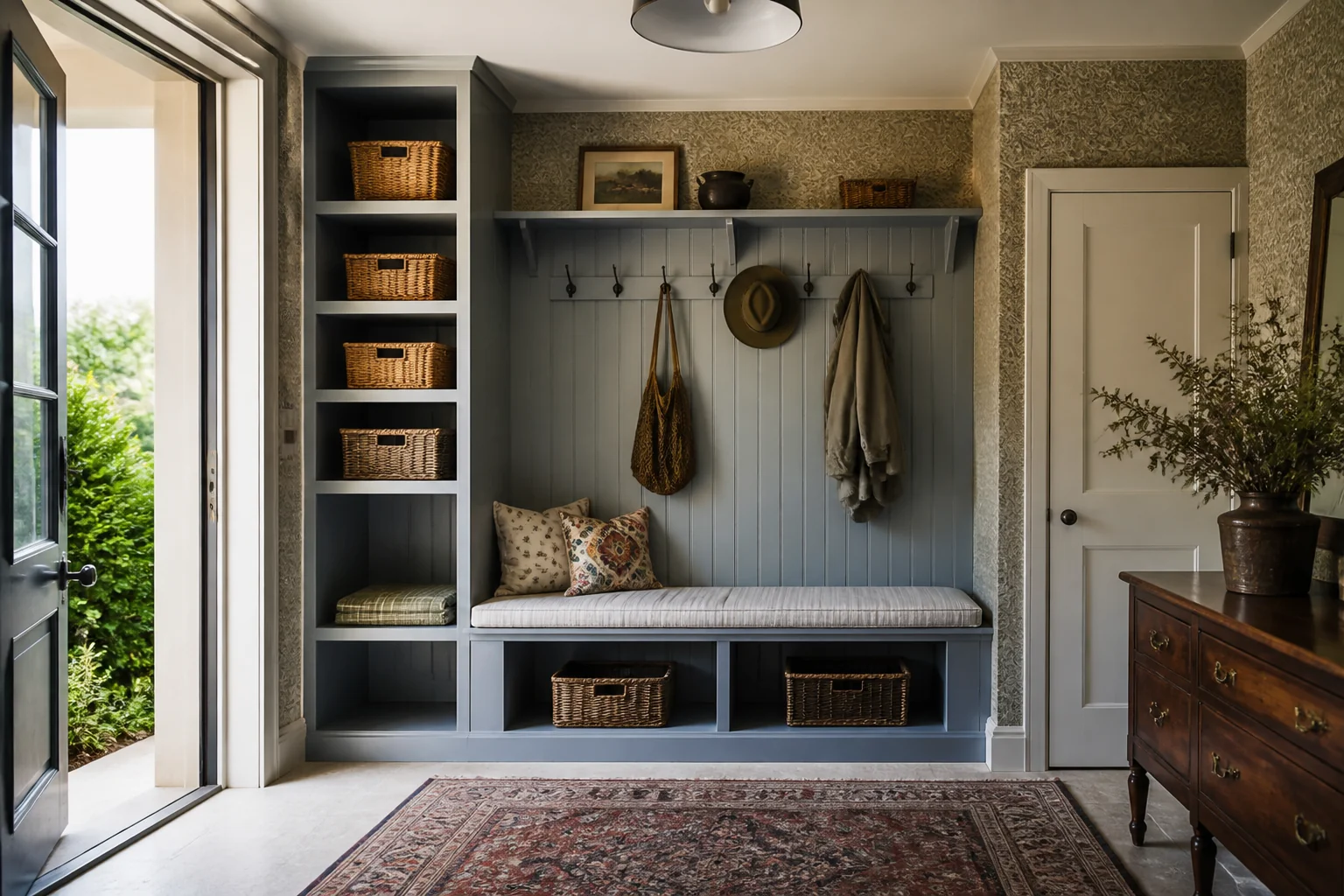 A English Country mudroom remodel