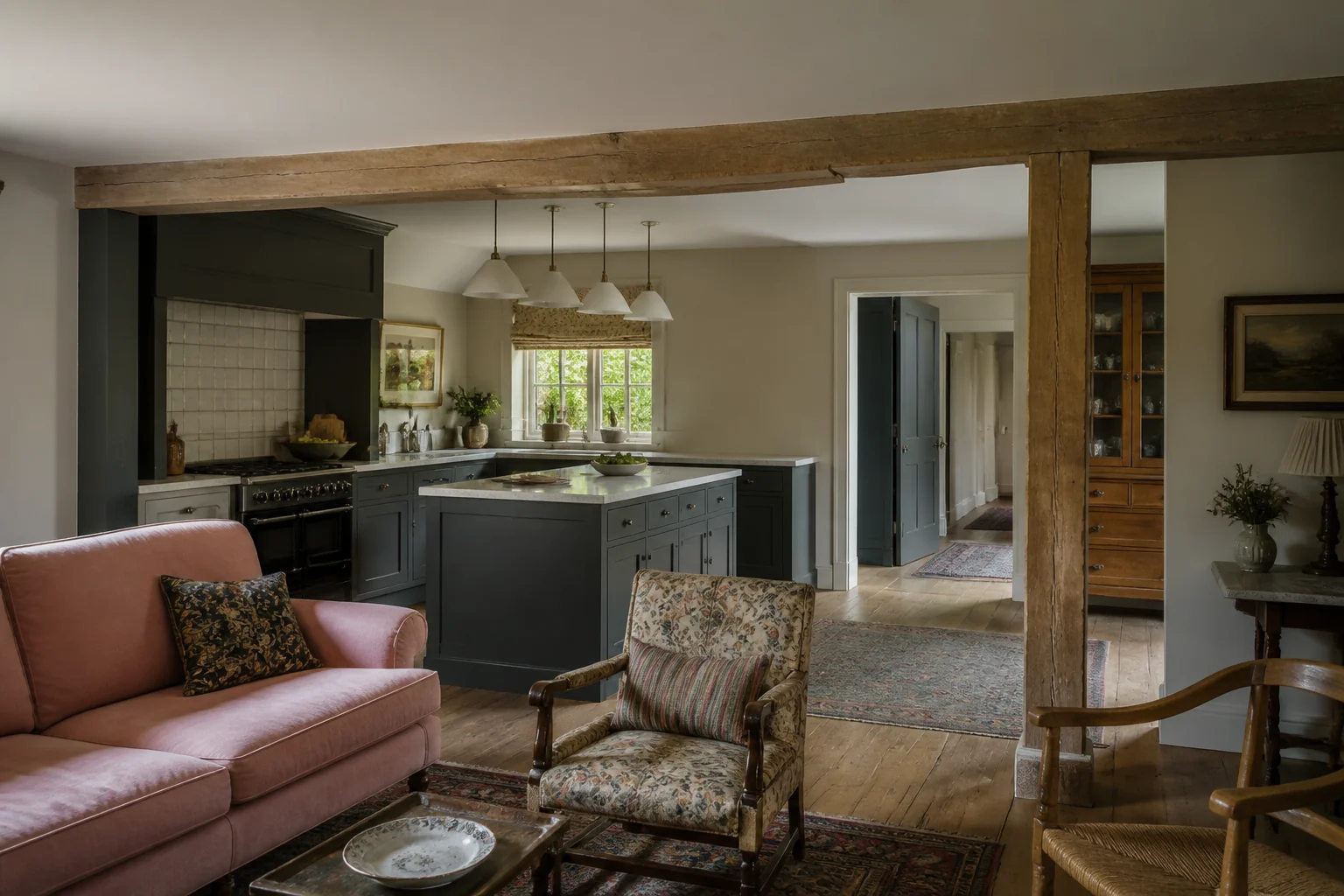 A English Country open concept remodel