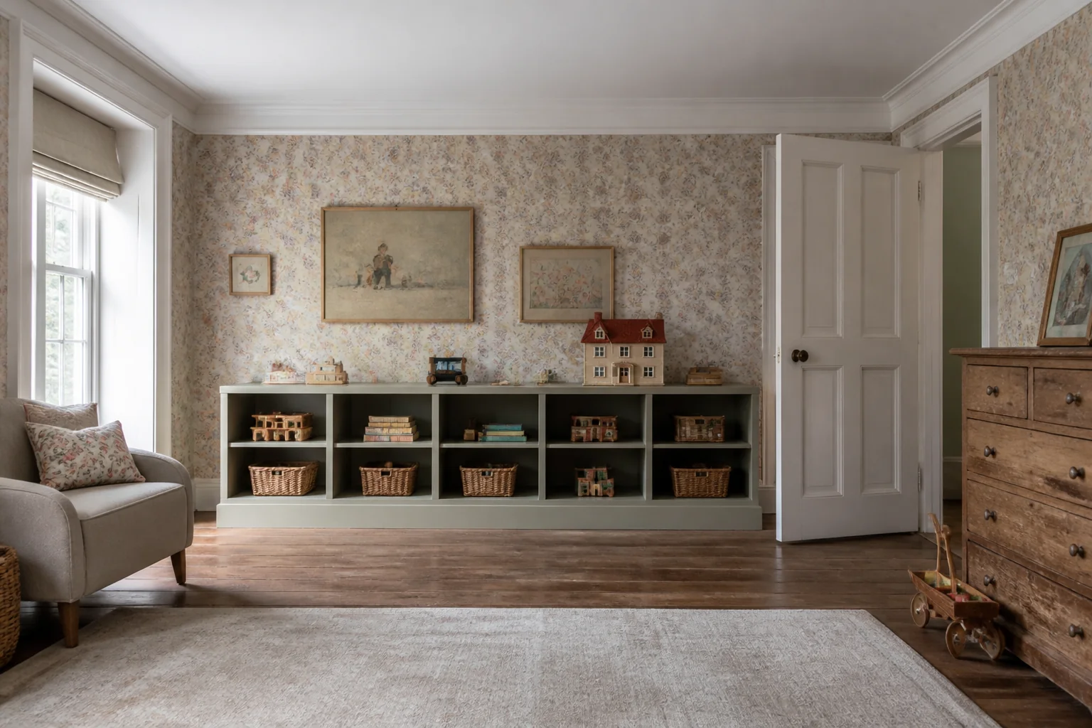 A English Country playroom remodel