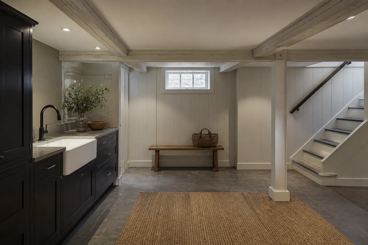 A Farmhouse basement remodel