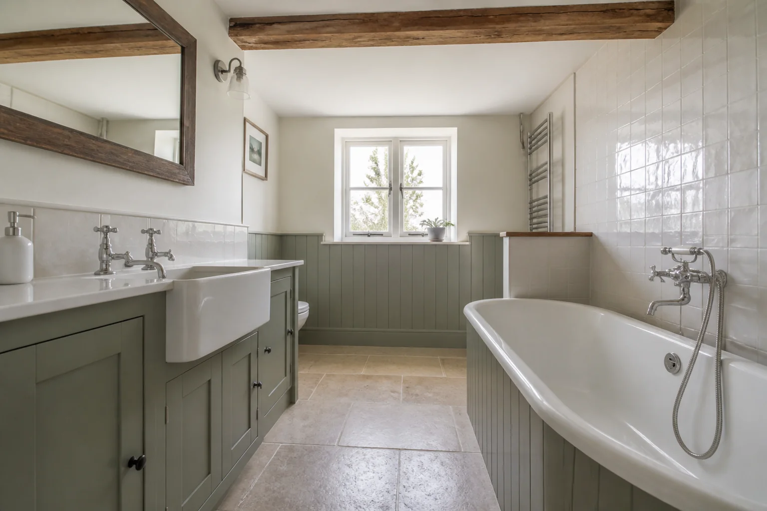A Farmhouse bathroom remodel