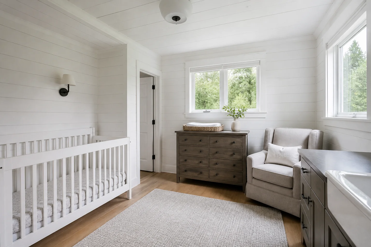 A Farmhouse nursery remodel