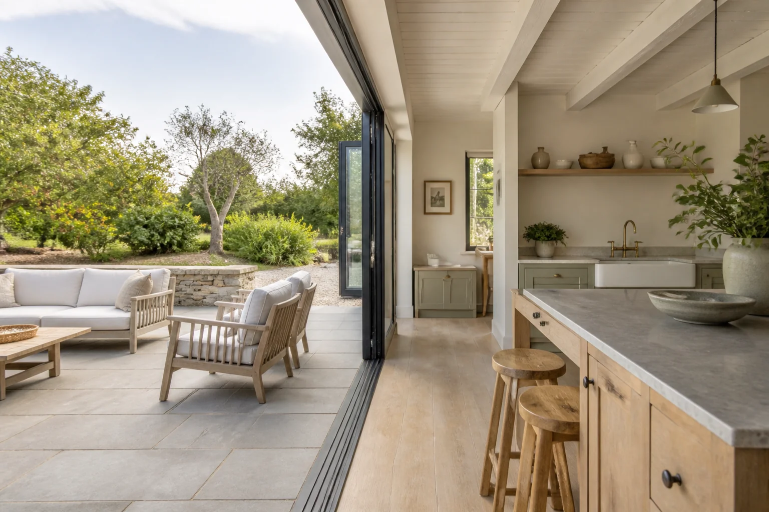 A Farmhouse patio remodel
