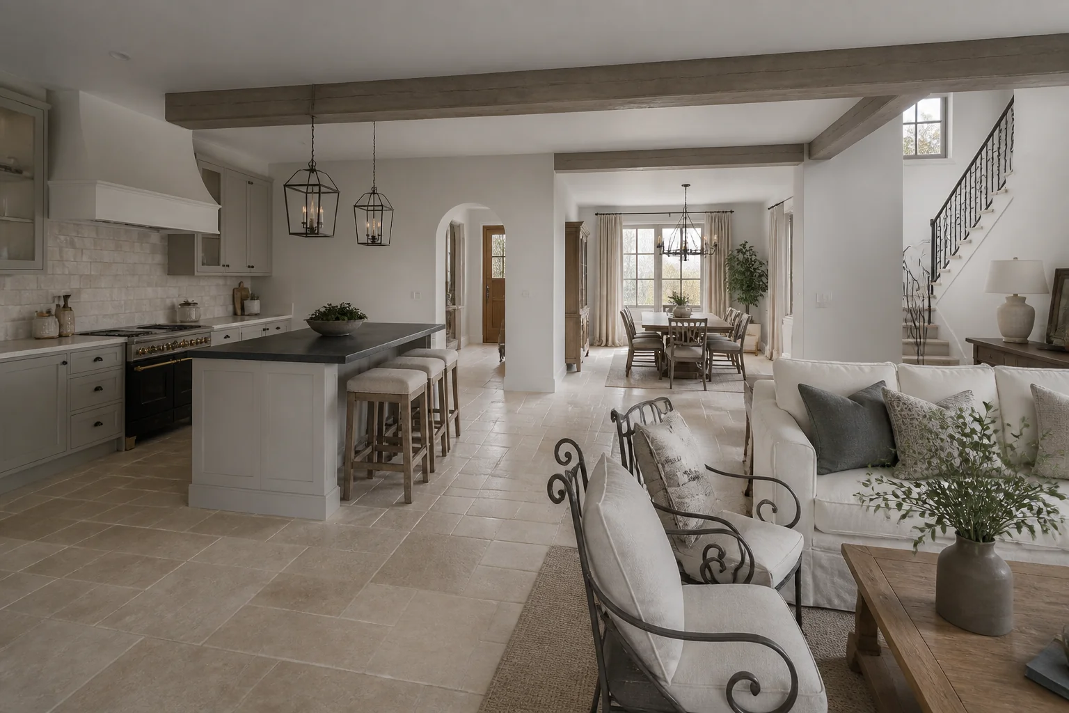 A French Country open concept remodel
