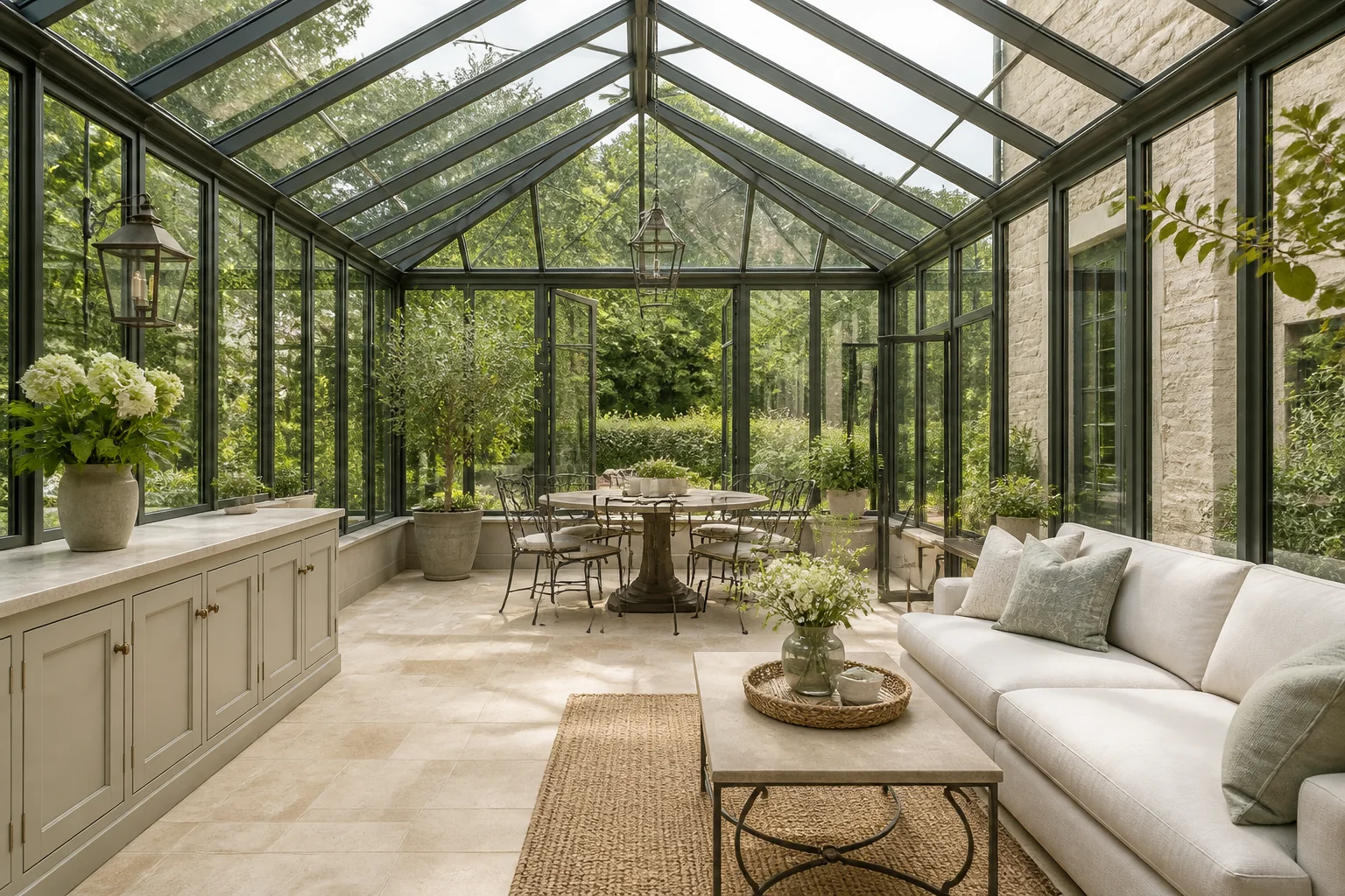 A French Country sunroom remodel