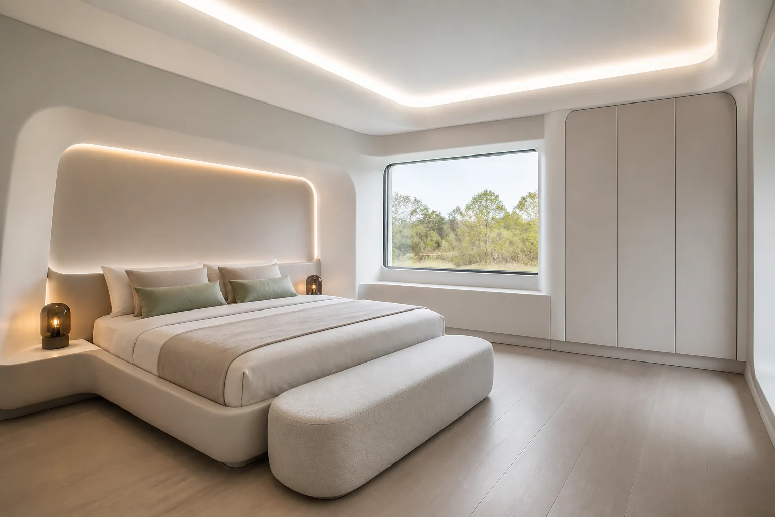 A Futuristic guest suite remodel