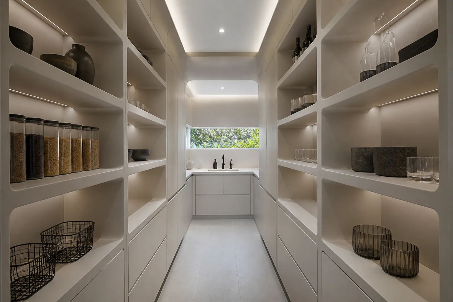 A Futuristic pantry remodel