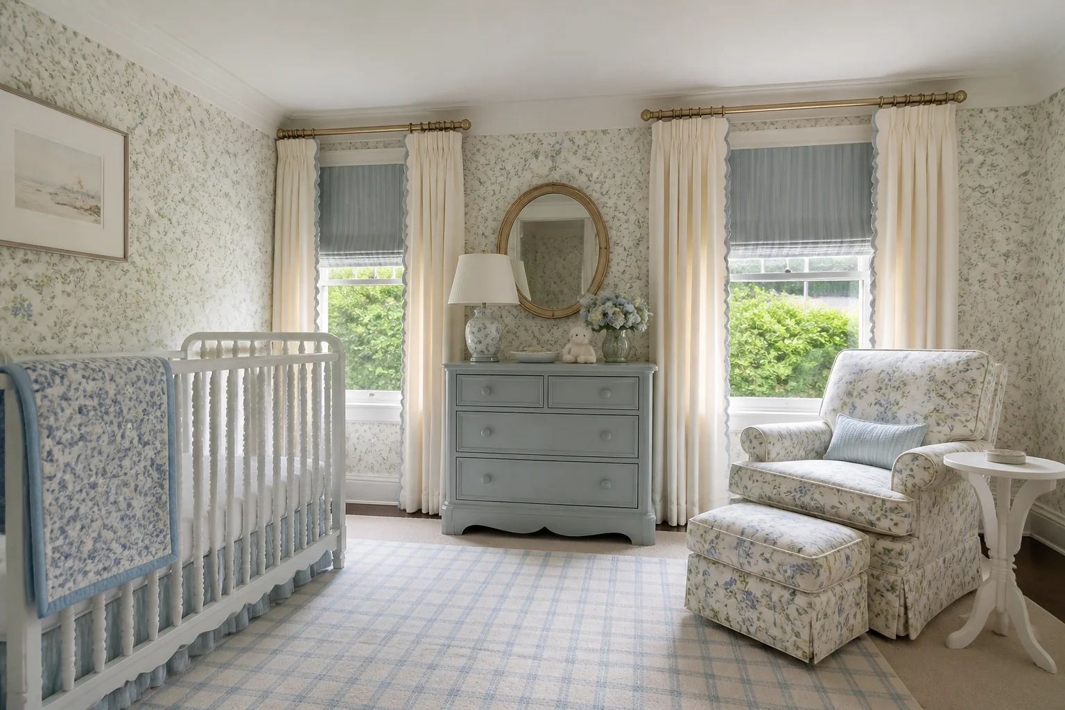 A Grandmillennial nursery remodel