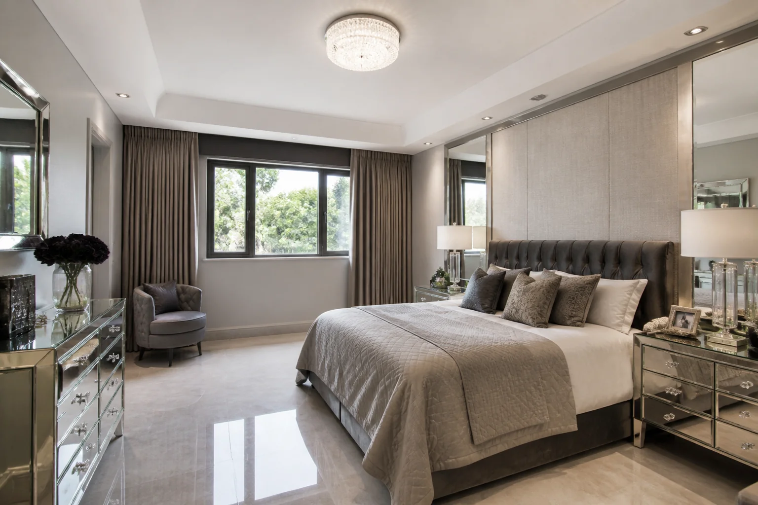 A Hollywood Glam bedroom remodel