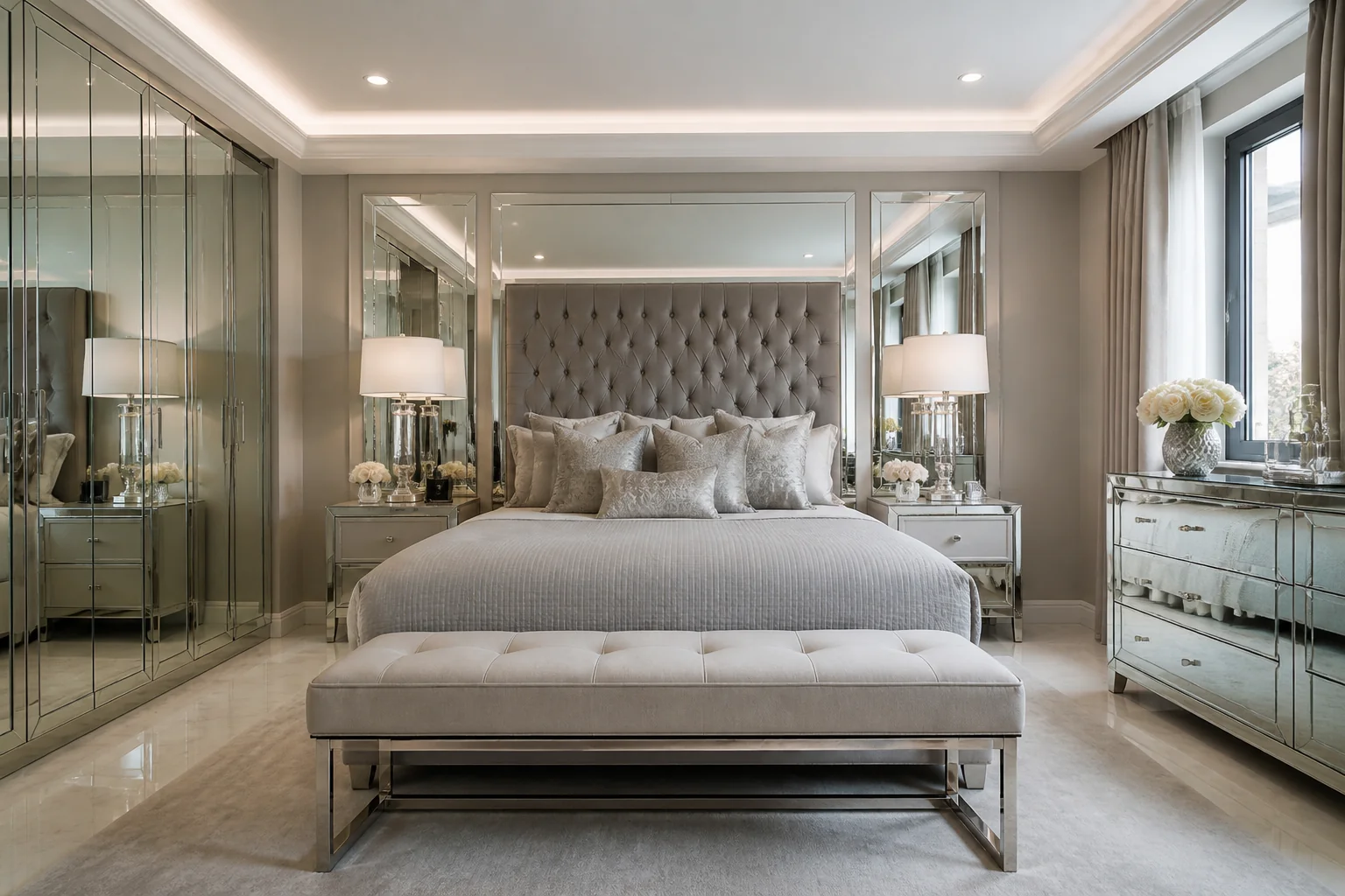 A Hollywood Glam guest suite remodel