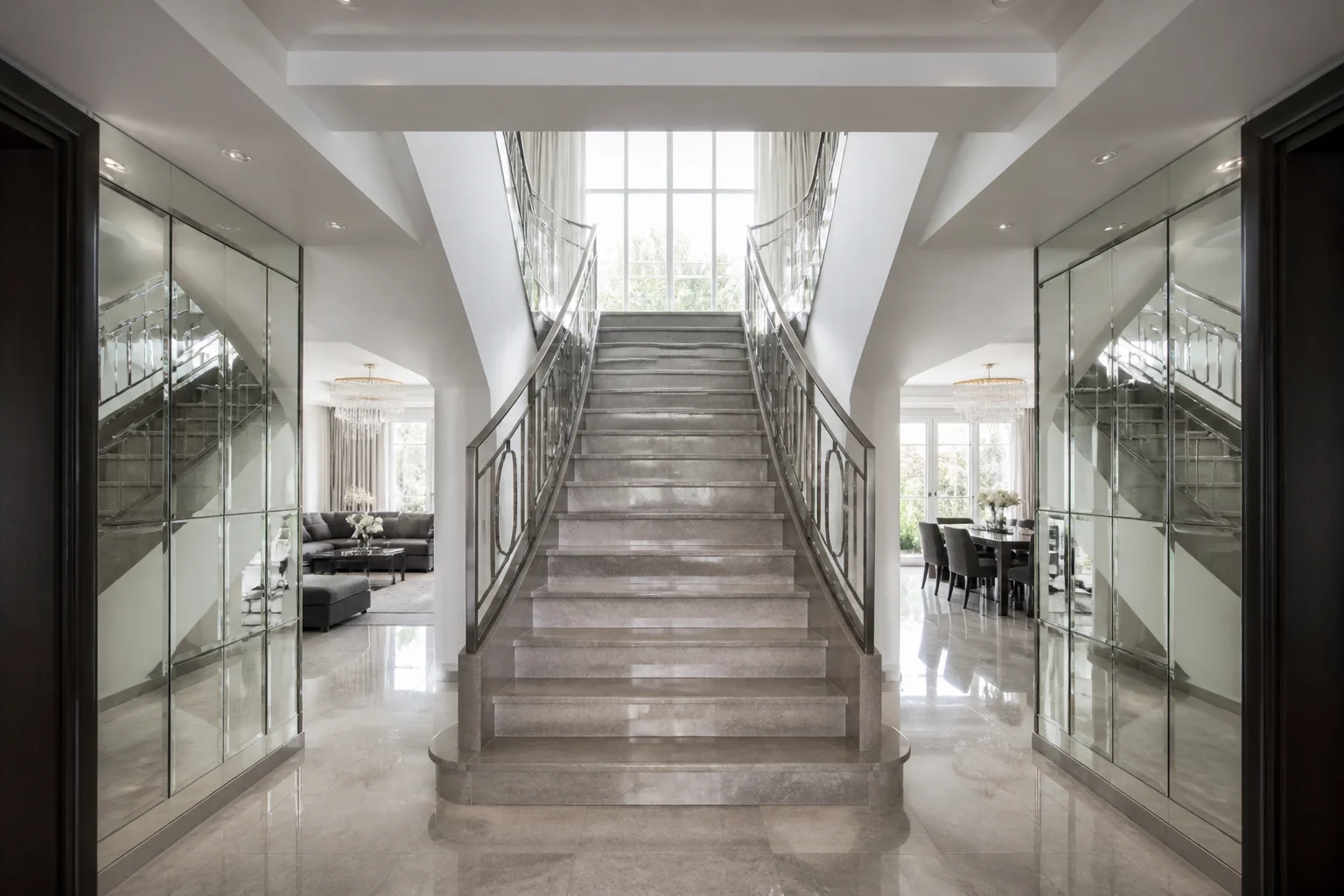 A Hollywood Glam staircase remodel