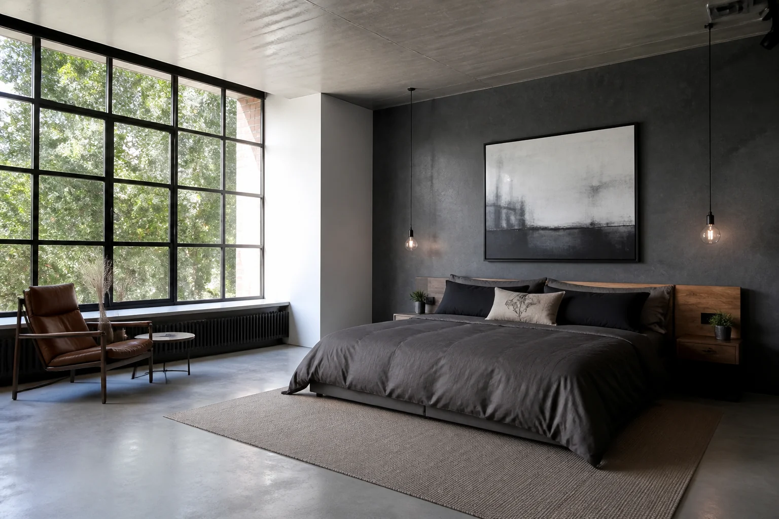 A Industrial Loft bedroom remodel