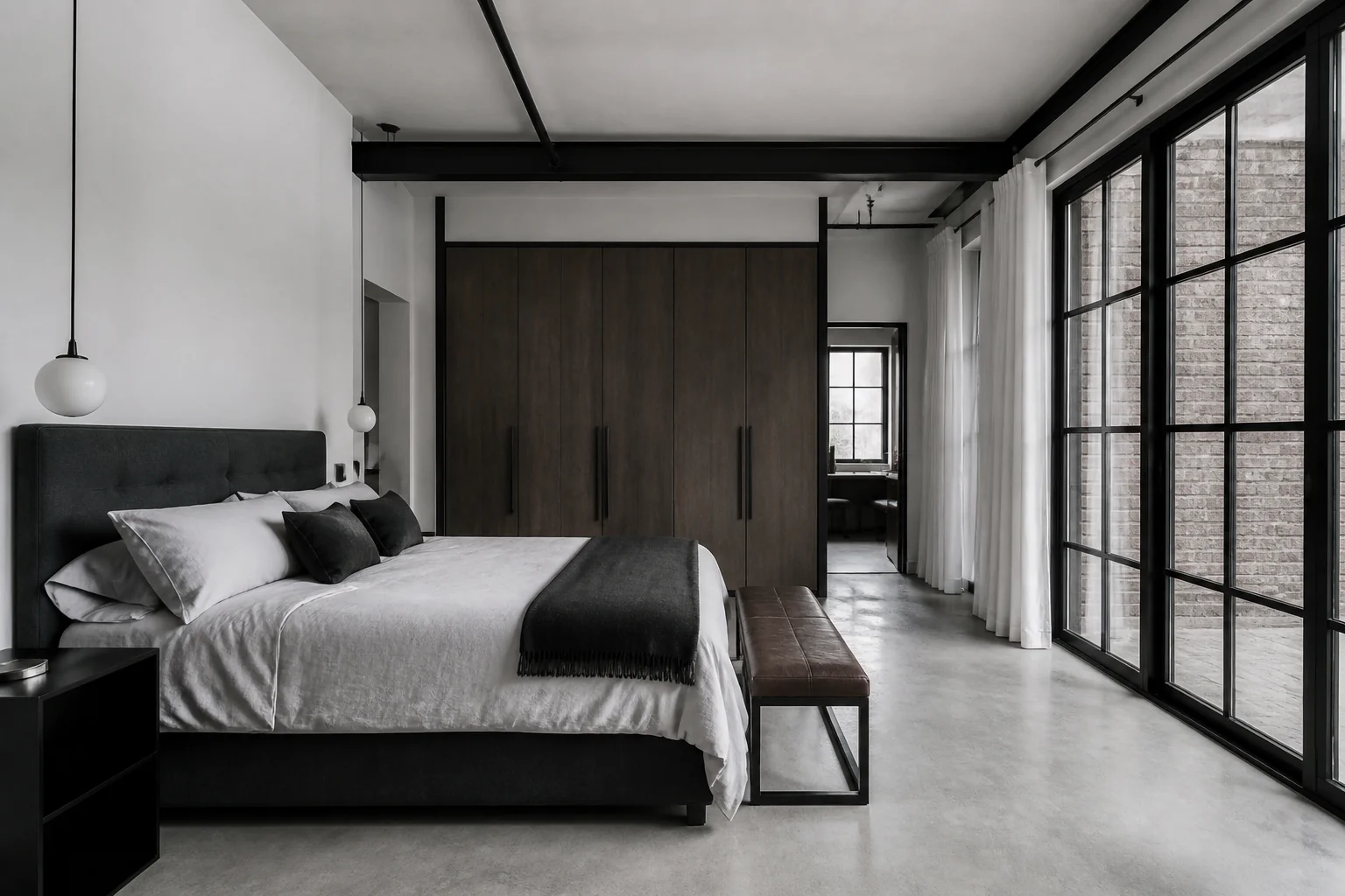 A Industrial Loft guest suite remodel