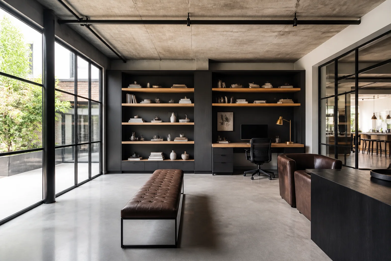 A Industrial Loft home office remodel