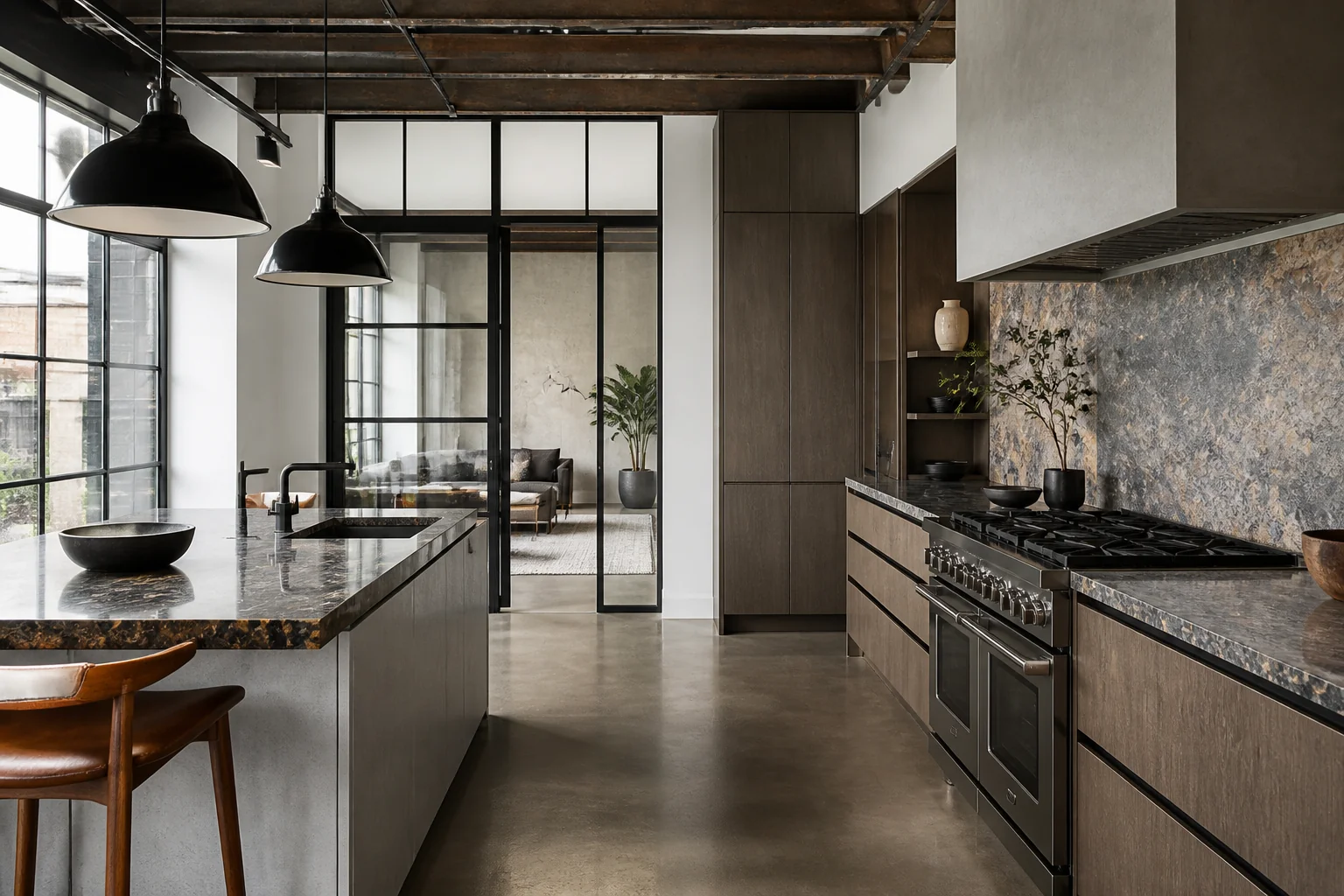 A Industrial Loft kitchen remodel