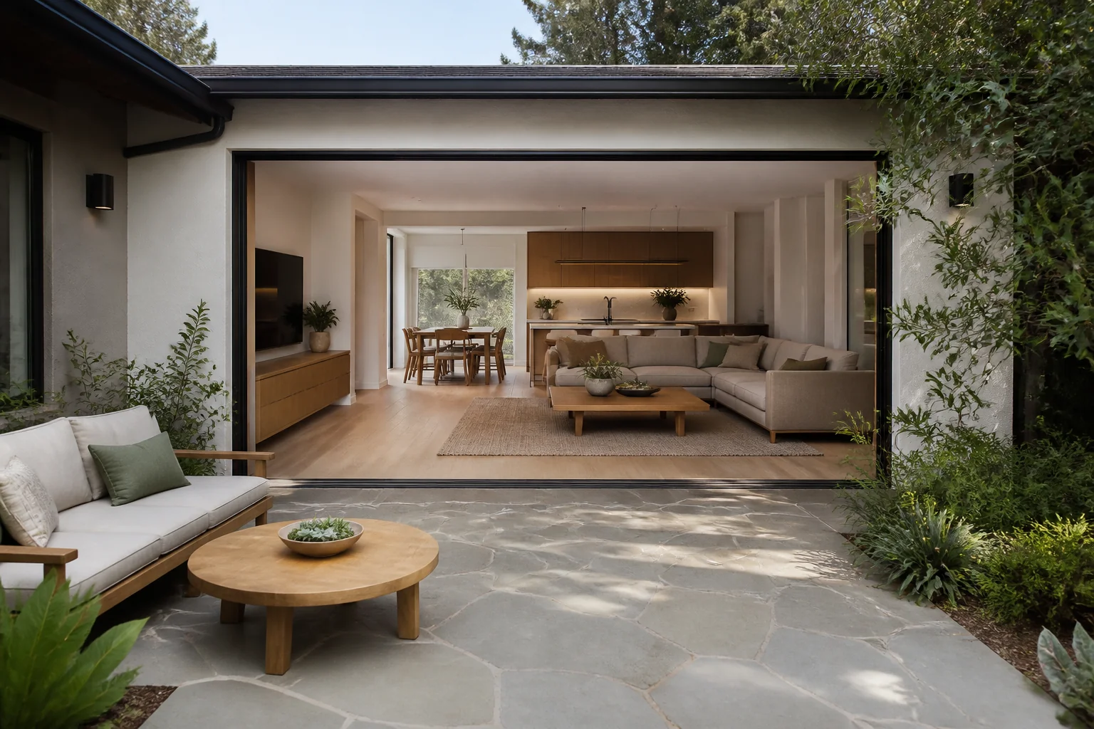A Japandi patio remodel