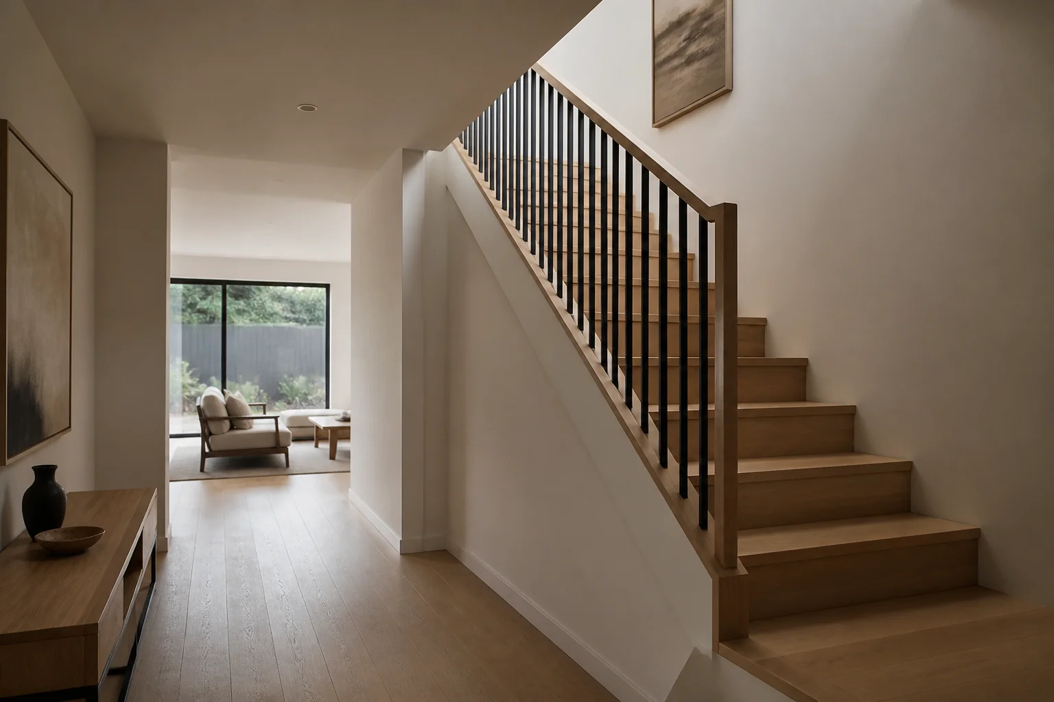 A Japandi staircase remodel