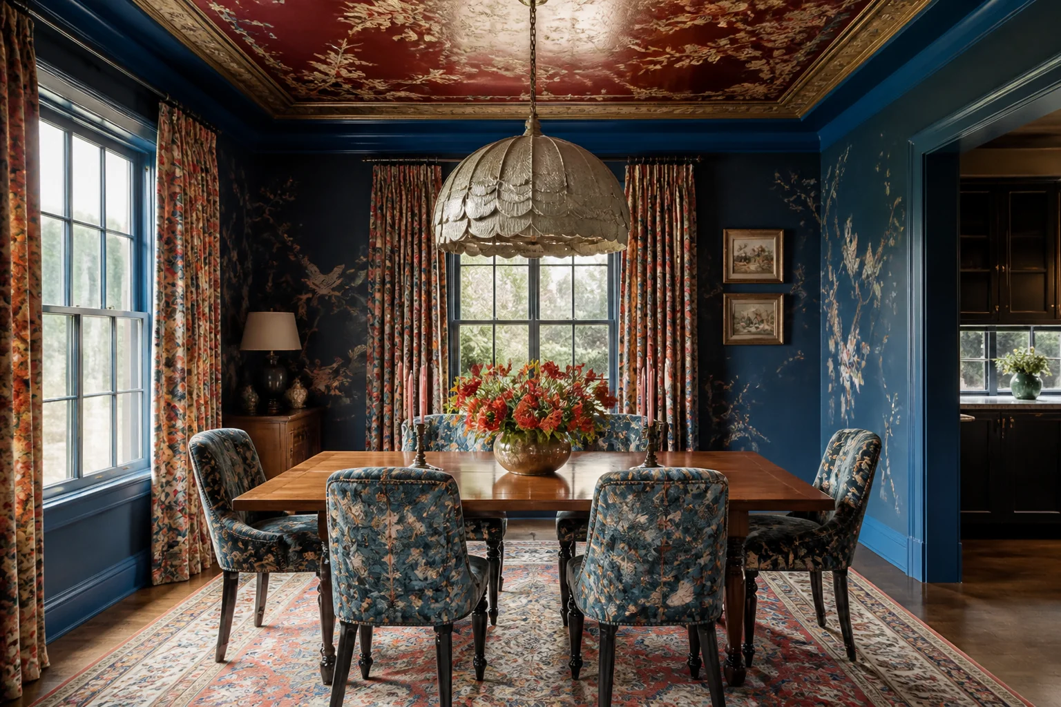 A Maximalist dining room remodel