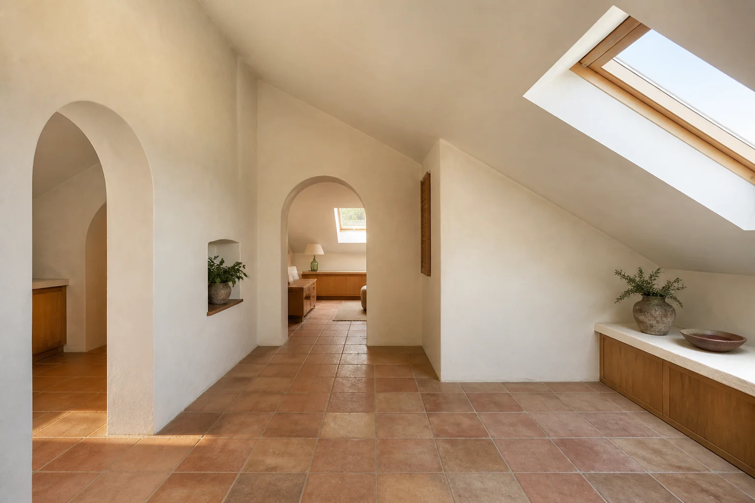 A Mediterranean attic remodel