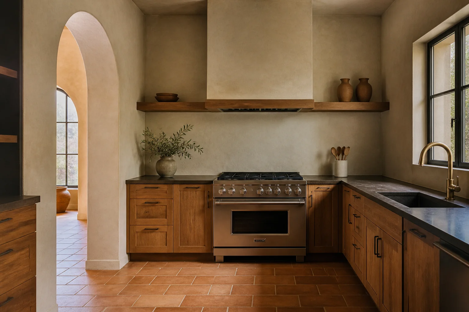 A Mediterranean kitchen remodel
