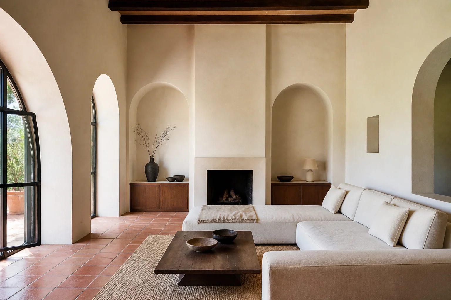 A Mediterranean living room remodel