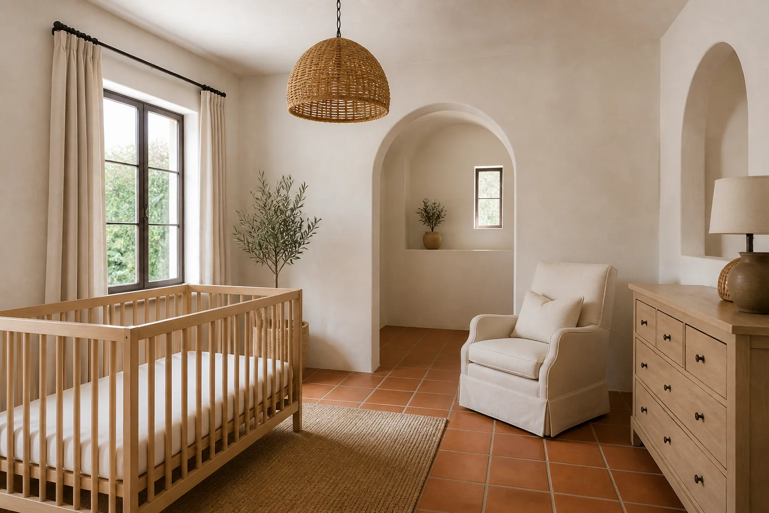 A Mediterranean nursery remodel